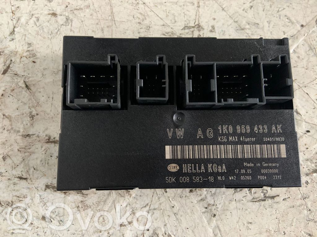 Skoda Octavia Mk2 (1Z) Comfort/convenience module 