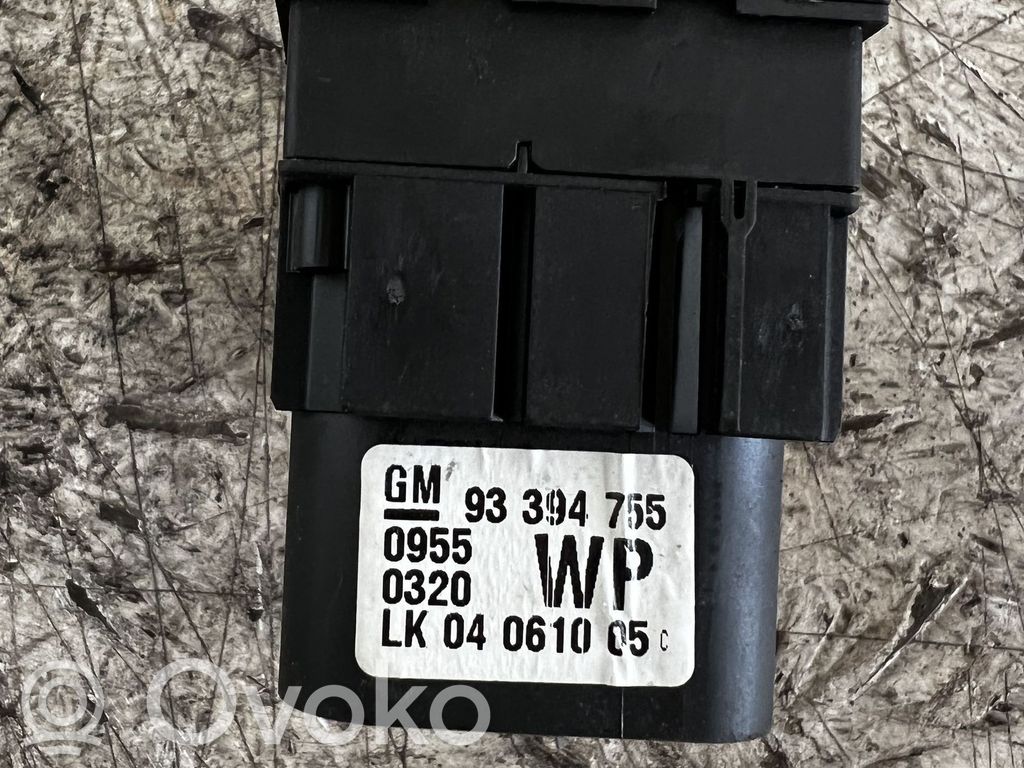 Opel Meriva A Light switch 