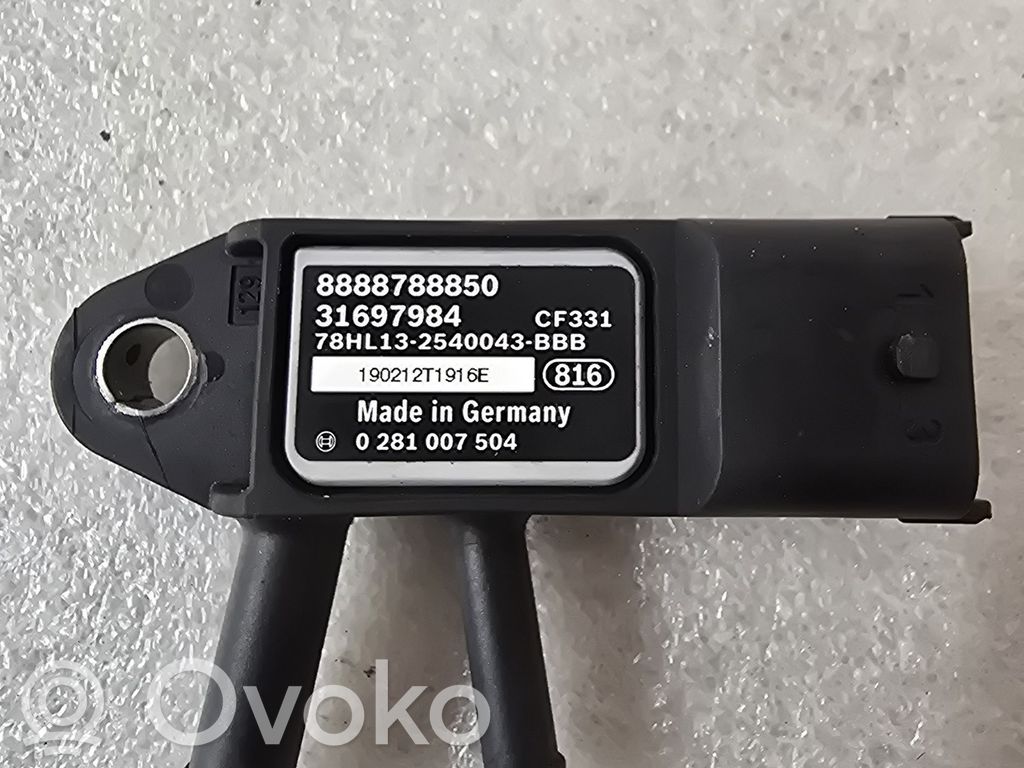 Volvo XC40 Exhaust gas pressure sensor 
