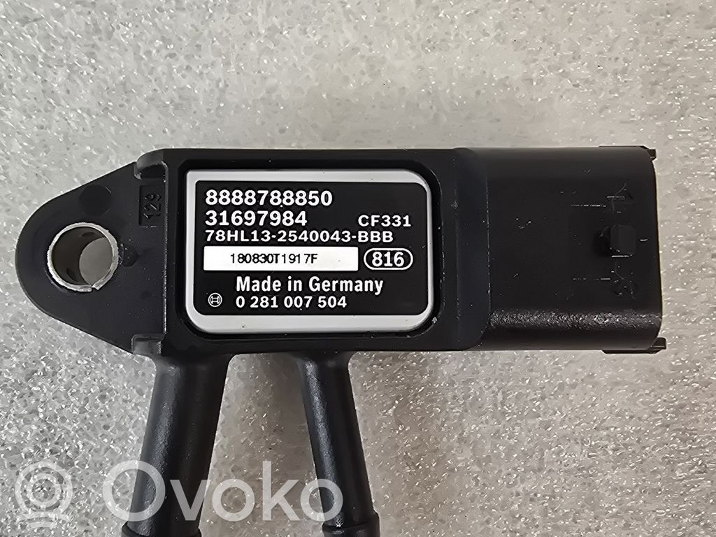 Volvo XC60 Exhaust gas pressure sensor 