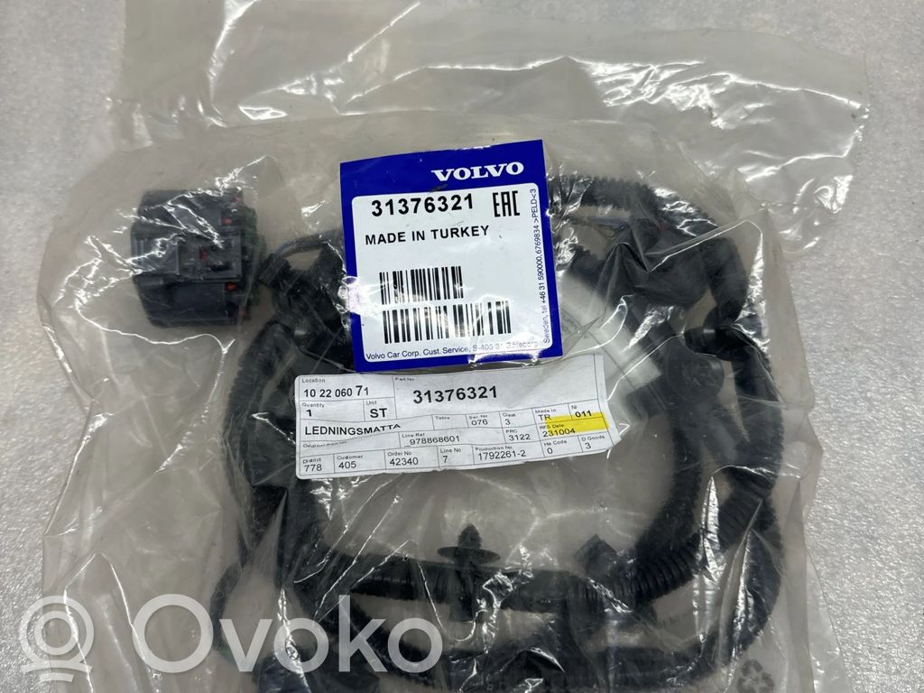 Volvo V60 Cableado del sensor de aparcamiento (PDC) 
