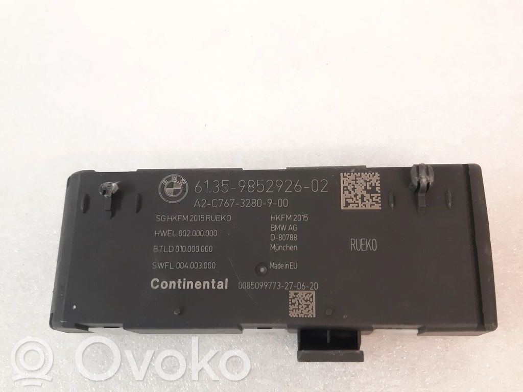 BMW 4 F36 Gran coupe Tailgate/trunk control unit/module 