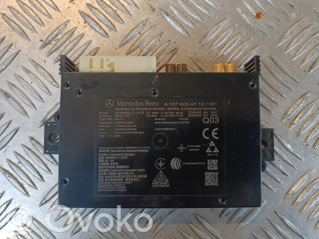 Mercedes-Benz C W205 Phone control unit/module 