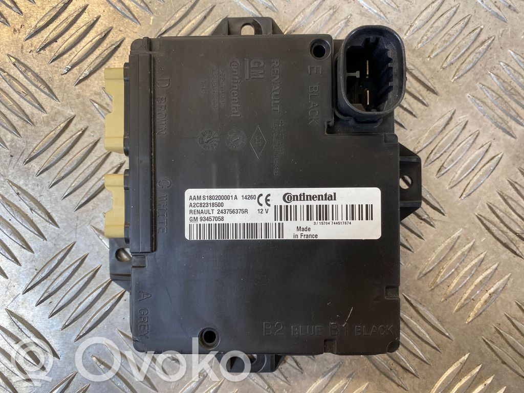 Opel Vivaro Unité de commande / module de verrouillage centralisé porte 