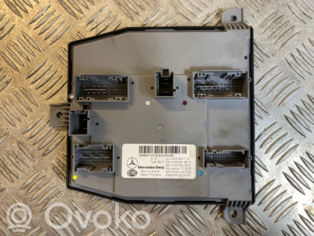 Sterownik / Moduł komfortu   A2059007147,A1679021907,A2059019519,5DK01433364