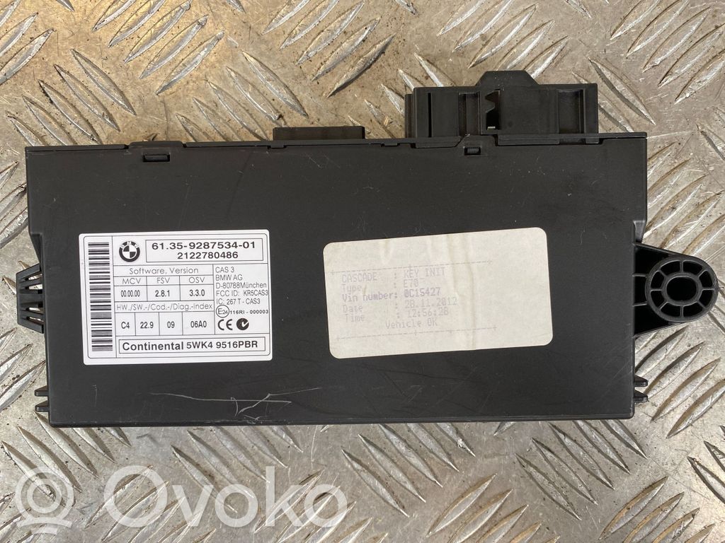 BMW X5 E70 CAS control unit/module 