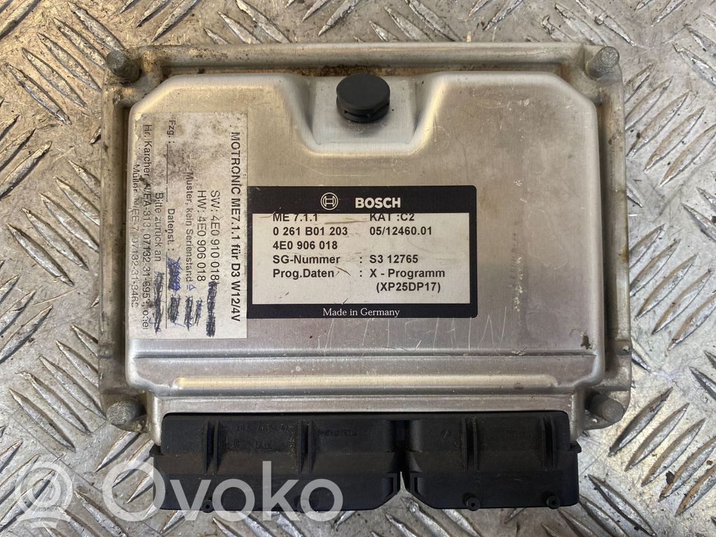 Audi A8 S8 D3 4E Engine control unit/module 