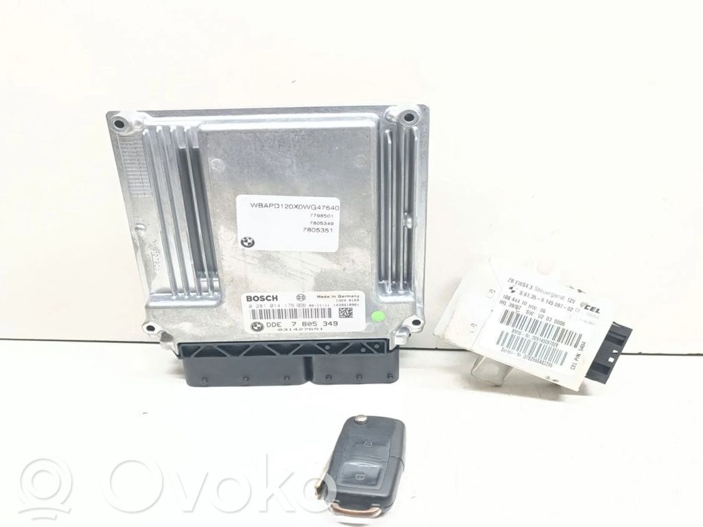 BMW X3 E83 Engine ECU kit and lock set 
