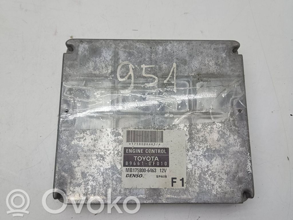 Toyota Corolla Verso E121 Engine control unit/module 
