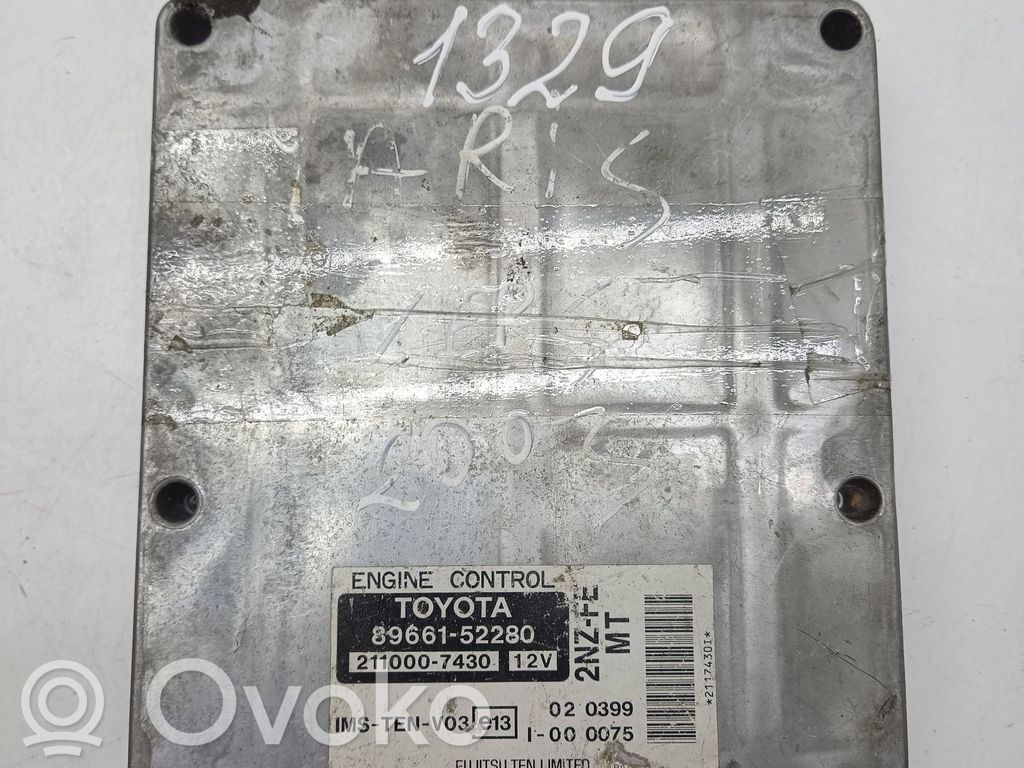 Toyota Yaris Verso Engine control unit/module 
