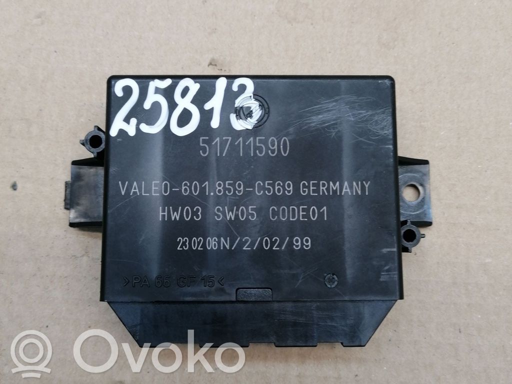 Lancia Musa Pysäköintitutkan (PCD) ohjainlaite/moduuli 