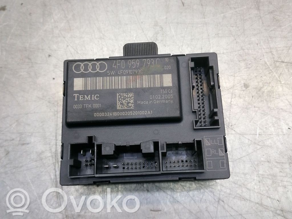 Audi A6 S6 C6 4F Door control unit/module 