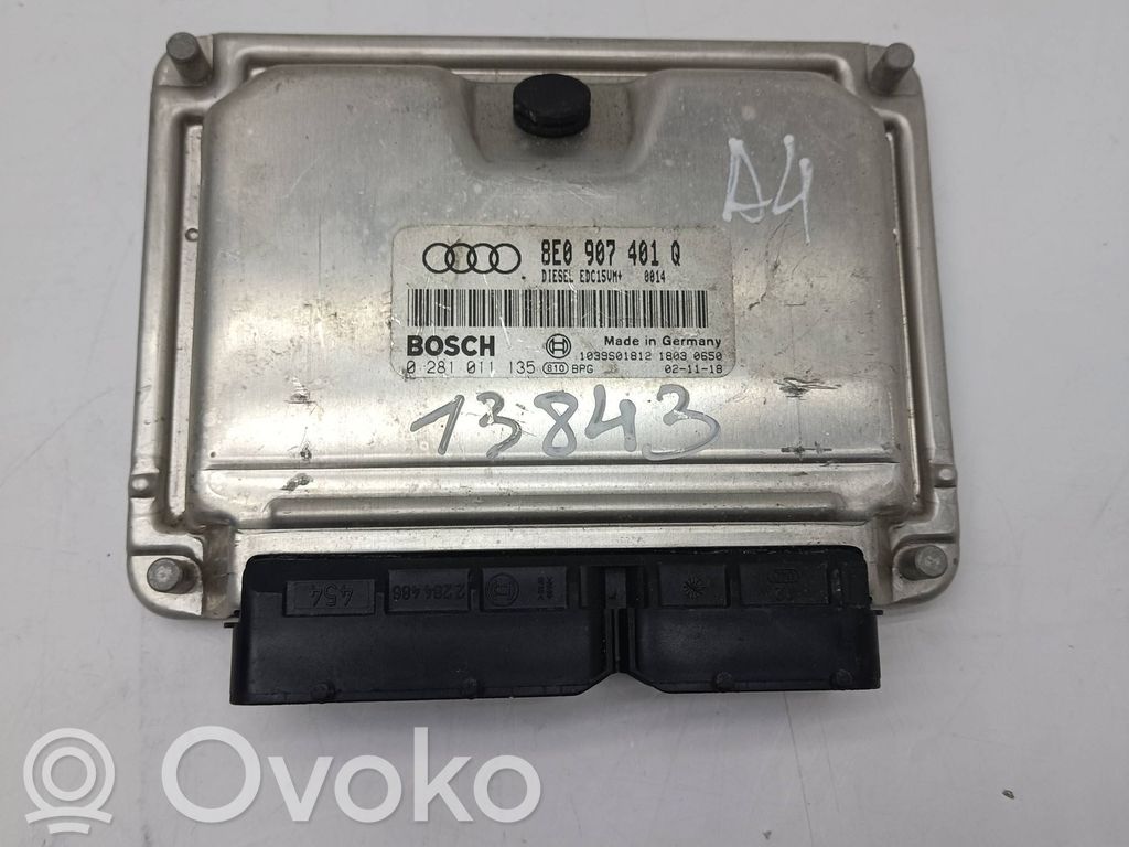 Audi A4 S4 B6 8E 8H Engine control unit/module 