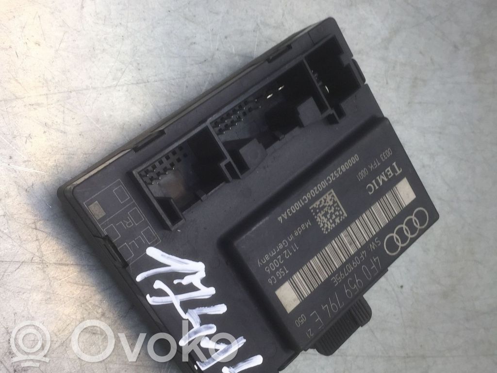 Audi A6 S6 C6 4F Door control unit/module 