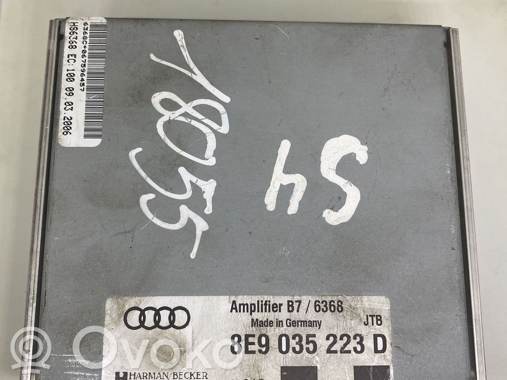 Audi A4 S4 B7 8E 8H Wzmacniacz audio 