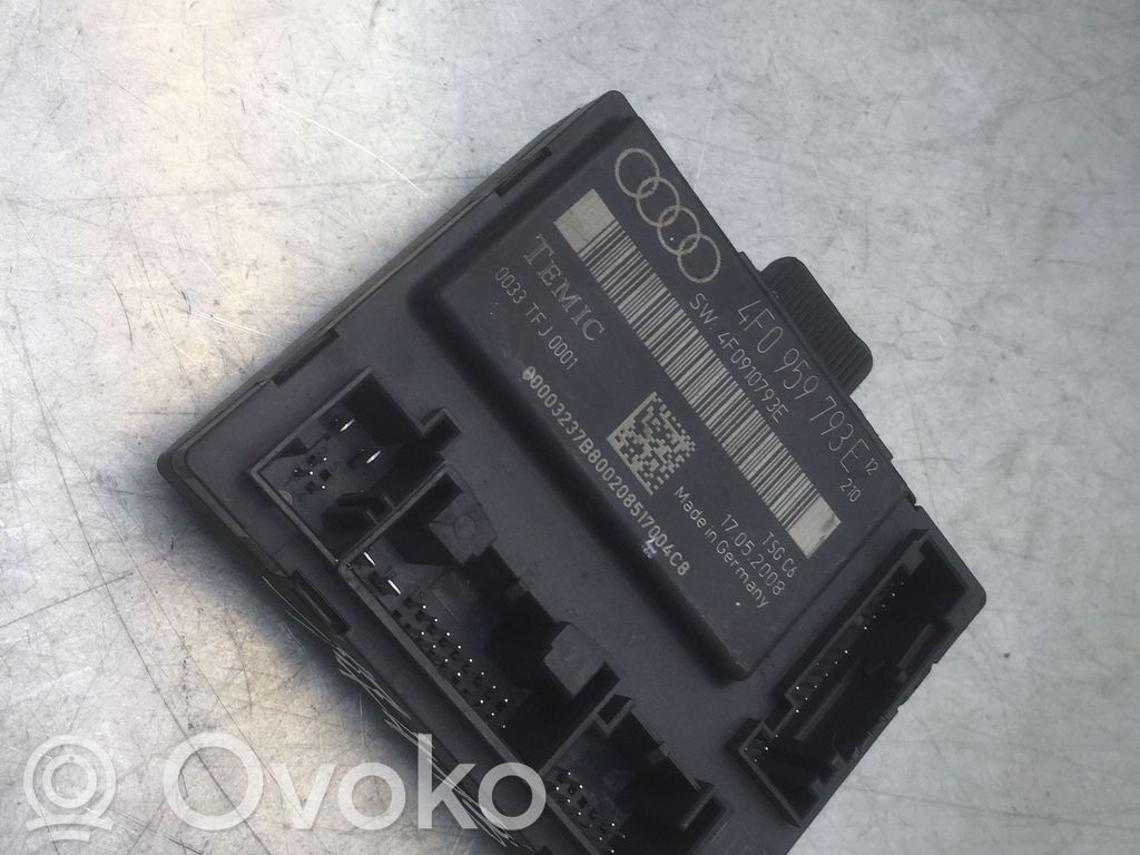 Audi A6 S6 C6 4F Door control unit/module 