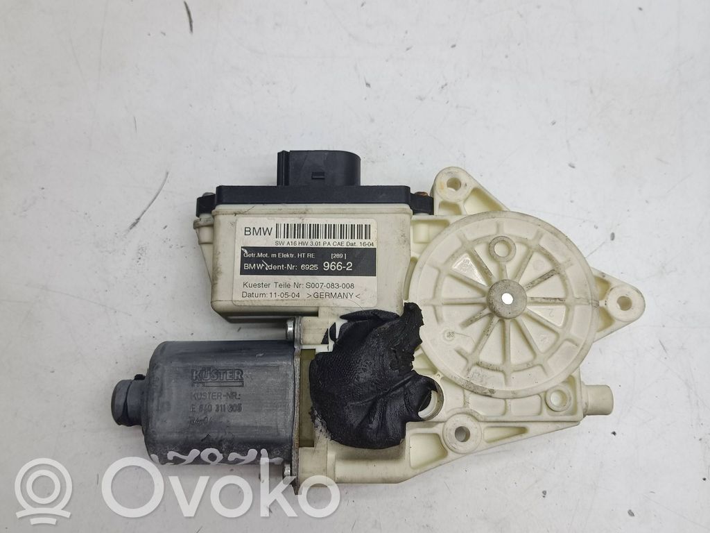 BMW X3 E83 Takaoven ikkunan nostomoottori 