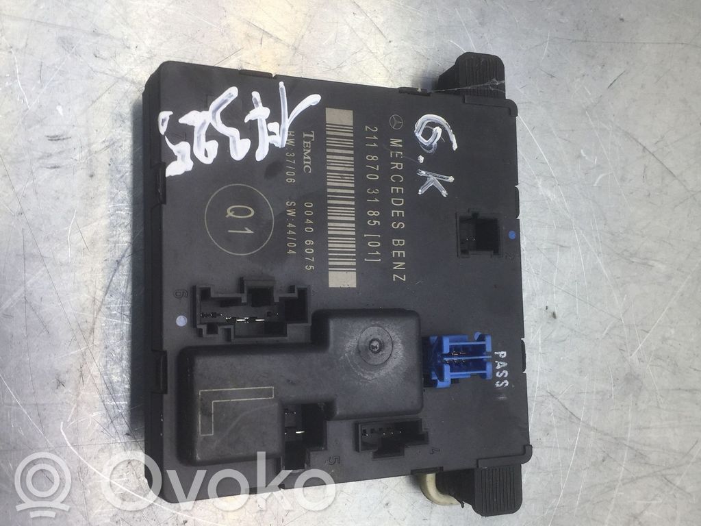 Mercedes-Benz E W211 Door control unit/module 