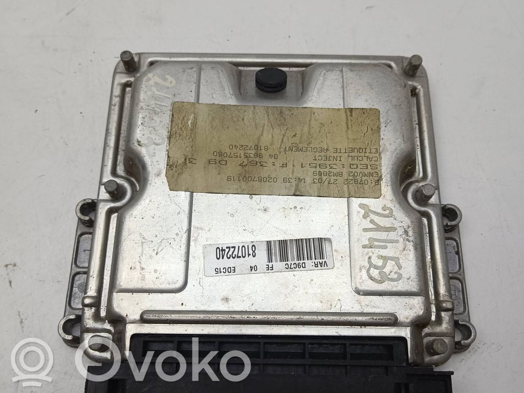 Peugeot 406 Engine control unit/module 