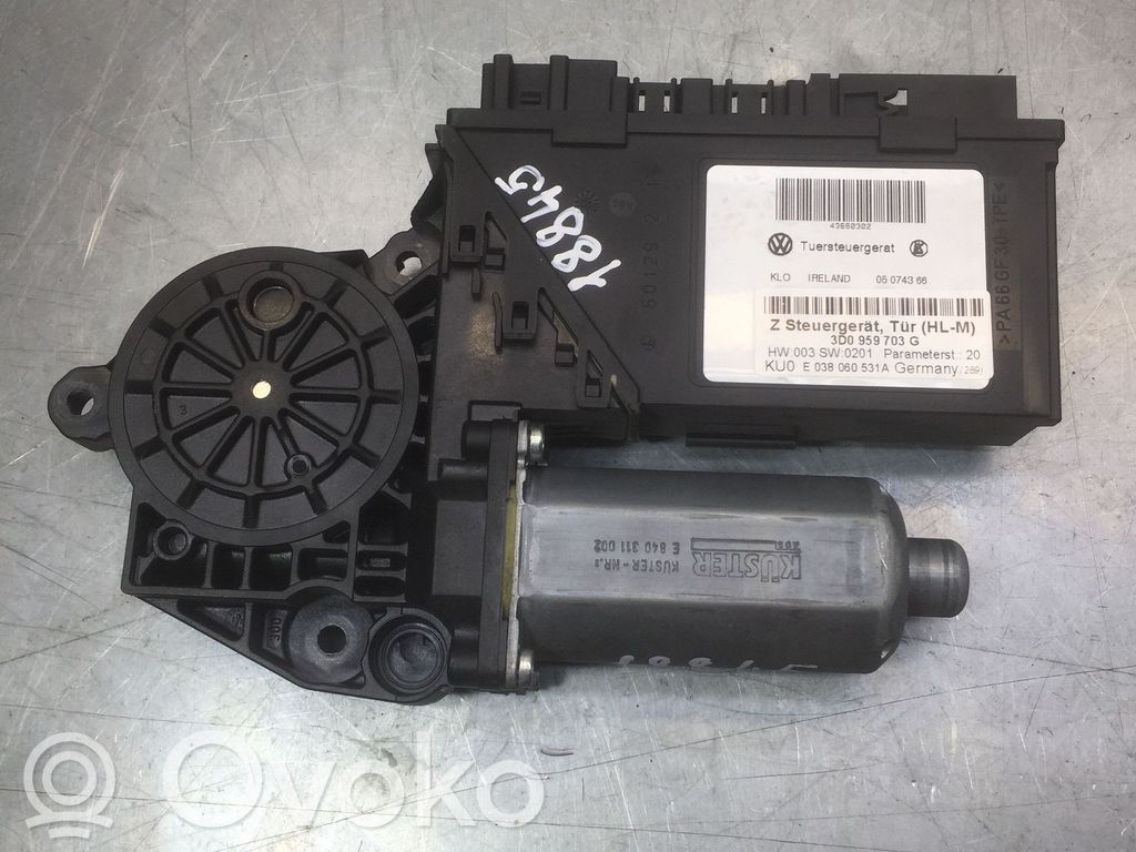 Volkswagen Phaeton Rear door window regulator motor 