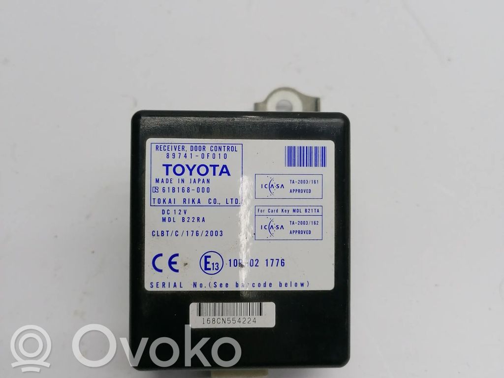 Toyota Corolla Verso E121 Door control unit/module 