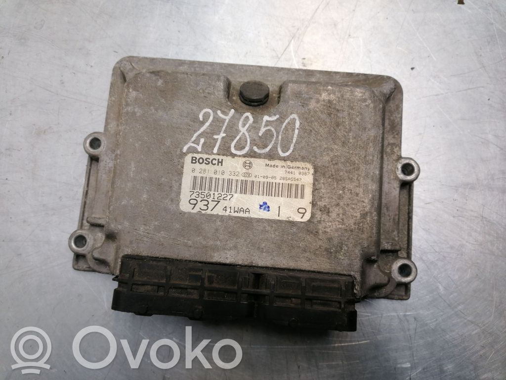 Alfa Romeo 147 Engine control unit/module 