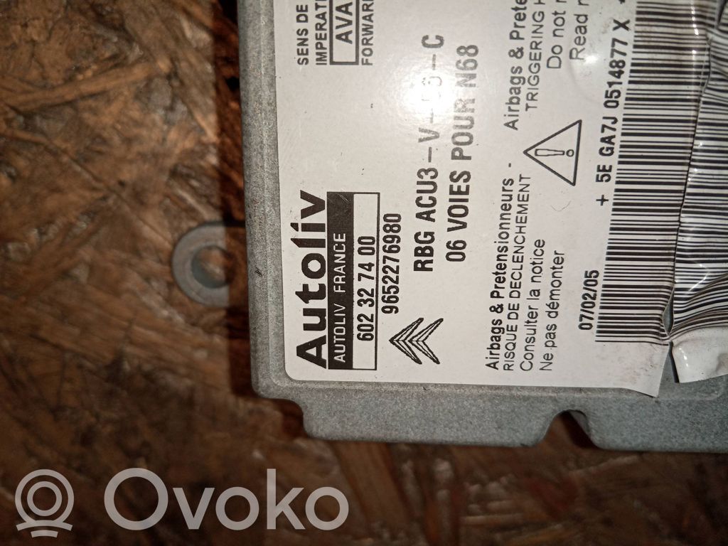 Citroen Xsara Picasso Airbag control unit/module 