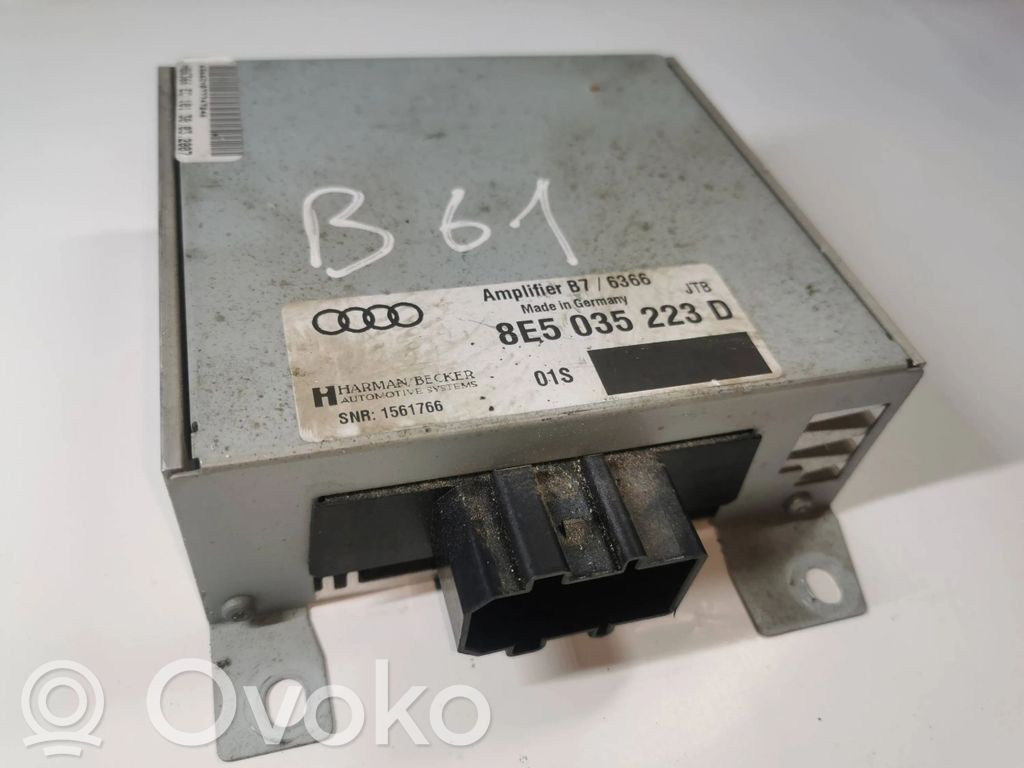 Audi A4 S4 B7 8E 8H Amplificador de sonido 