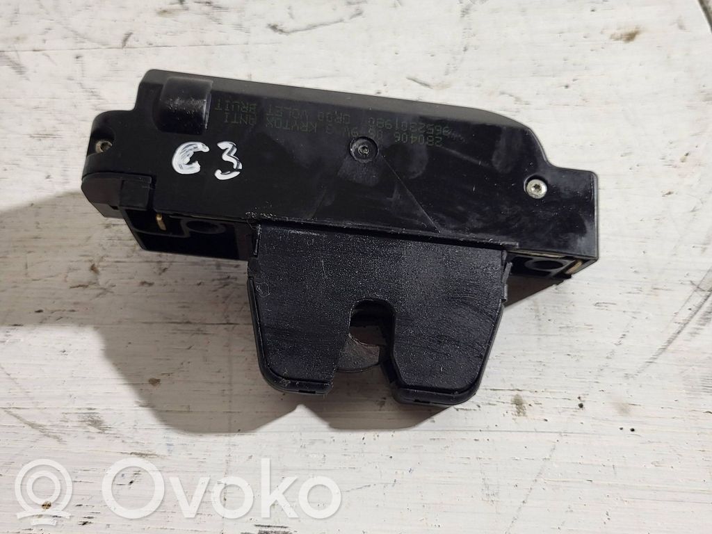 Citroen C3 Tailgate exterior lock 
