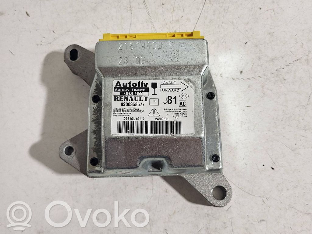Renault Espace -  Grand espace IV Airbag control unit/module 