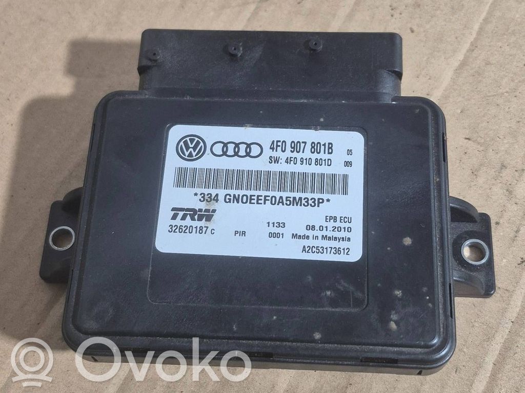 Audi A6 S6 C6 4F Hand brake control module 