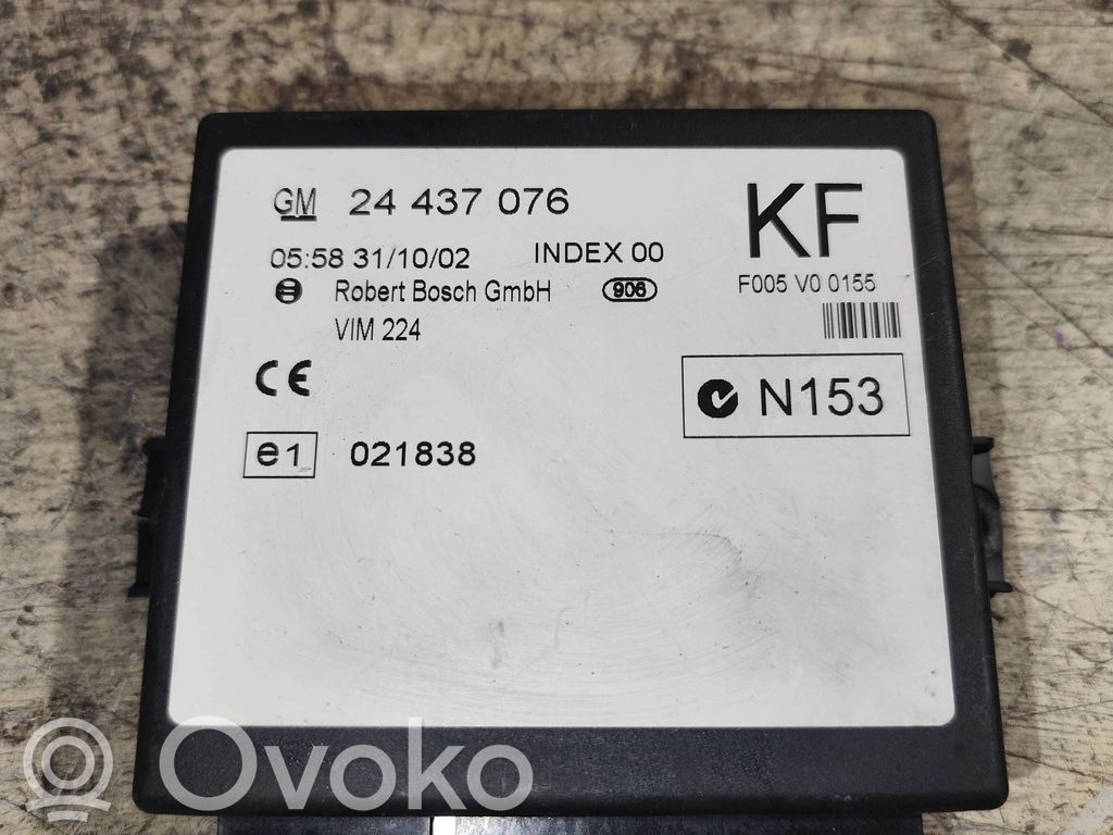 Opel Zafira A Mukavuusmoduuli 