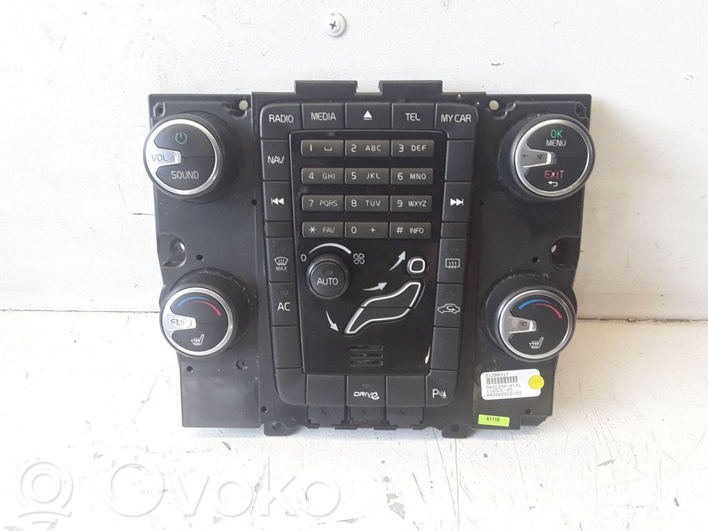 Volvo S60 Climate control unit 