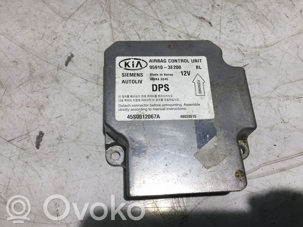 KIA Sorento Airbag control unit/module 