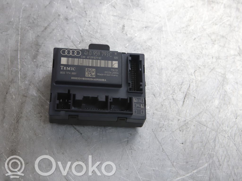 Audi A6 S6 C6 4F Door control unit/module 