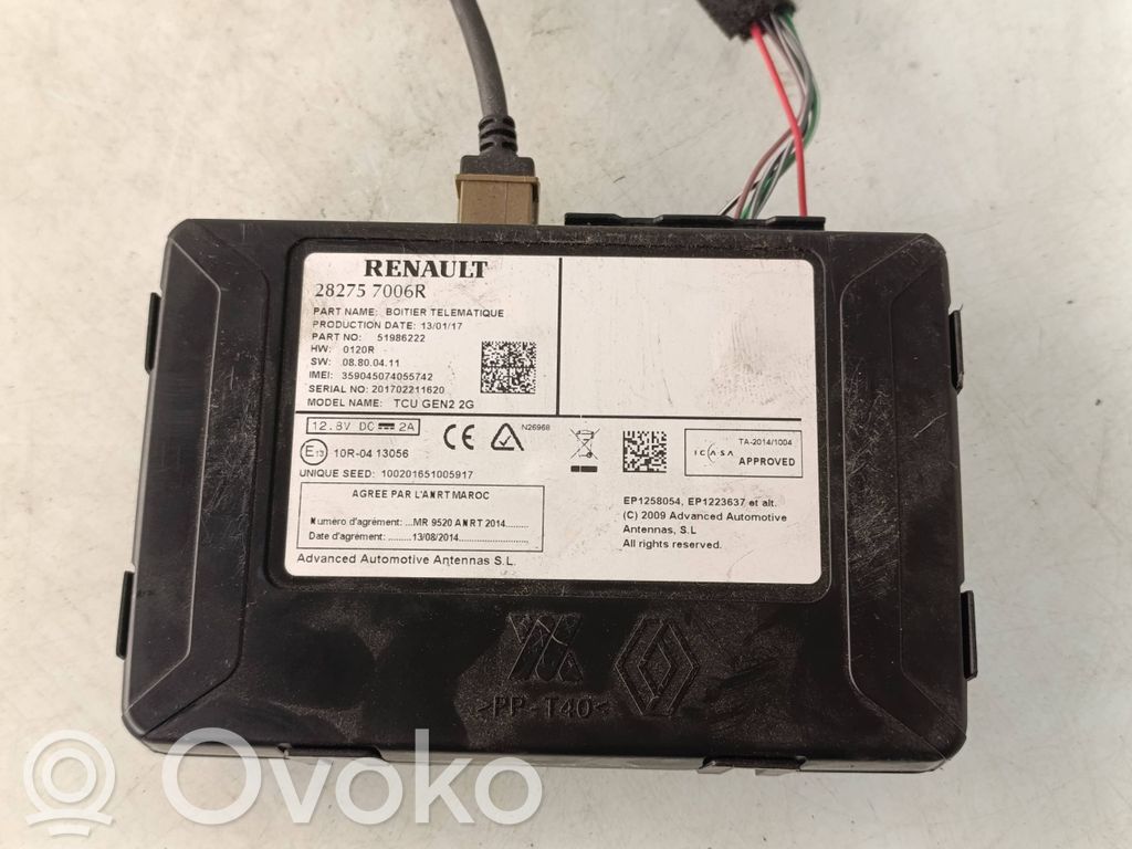 Renault Kadjar GPS navigation control unit/module 