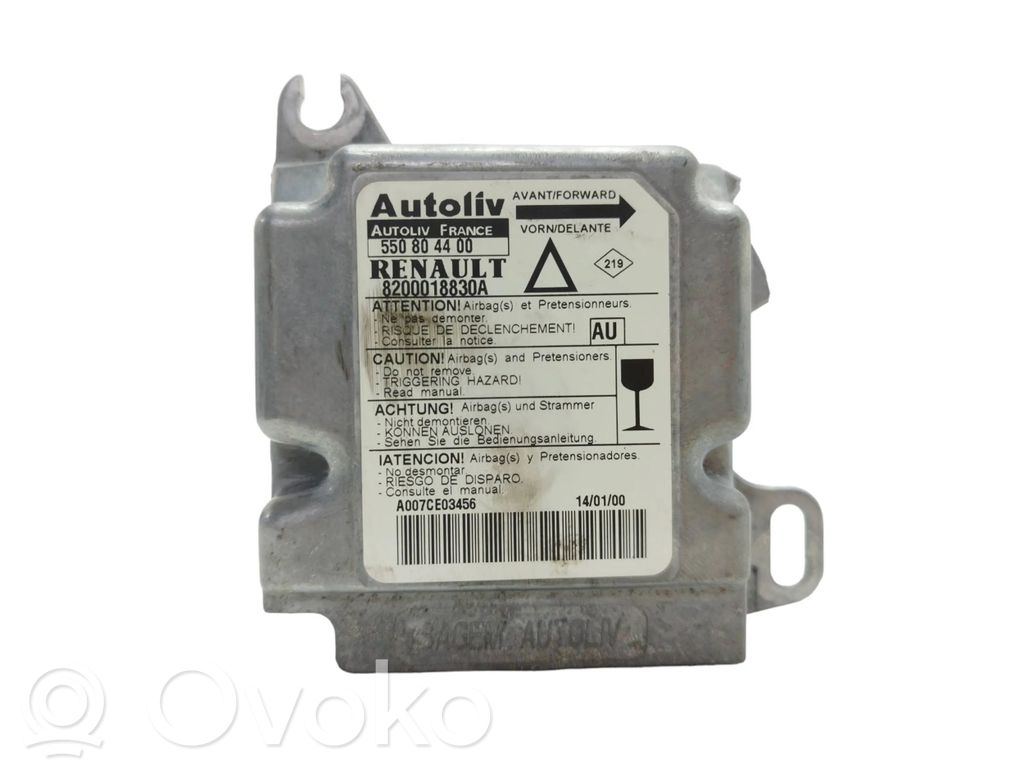 Renault Laguna I Airbag control unit/module 