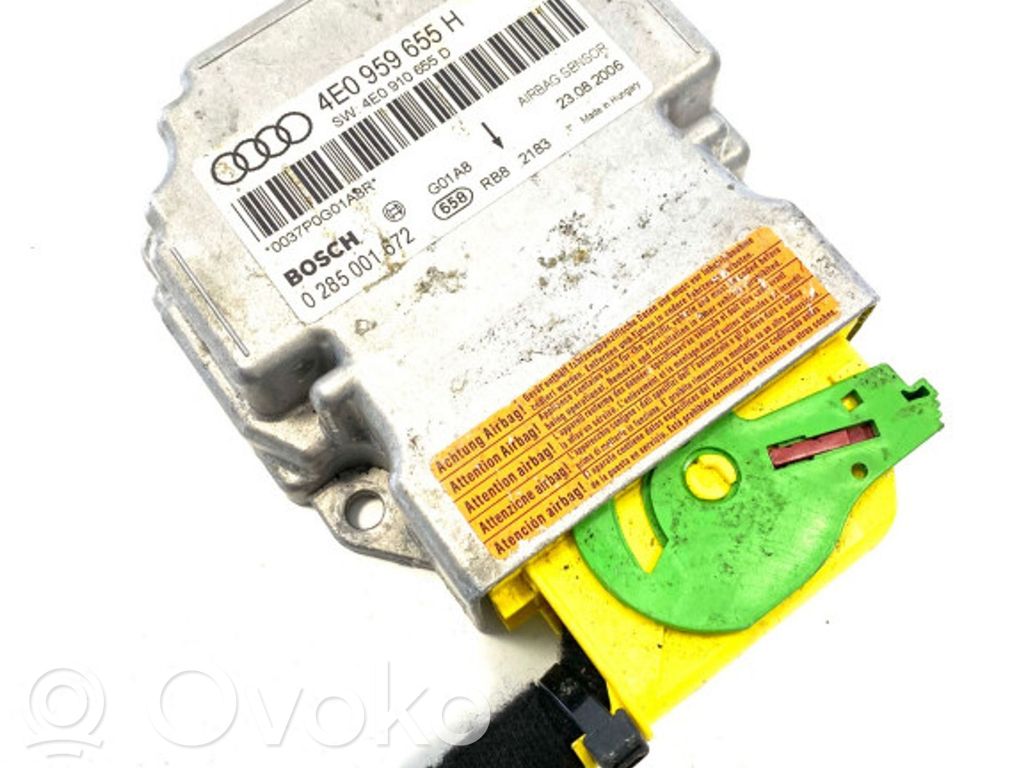 Audi A8 S8 D3 4E Airbag control unit/module 
