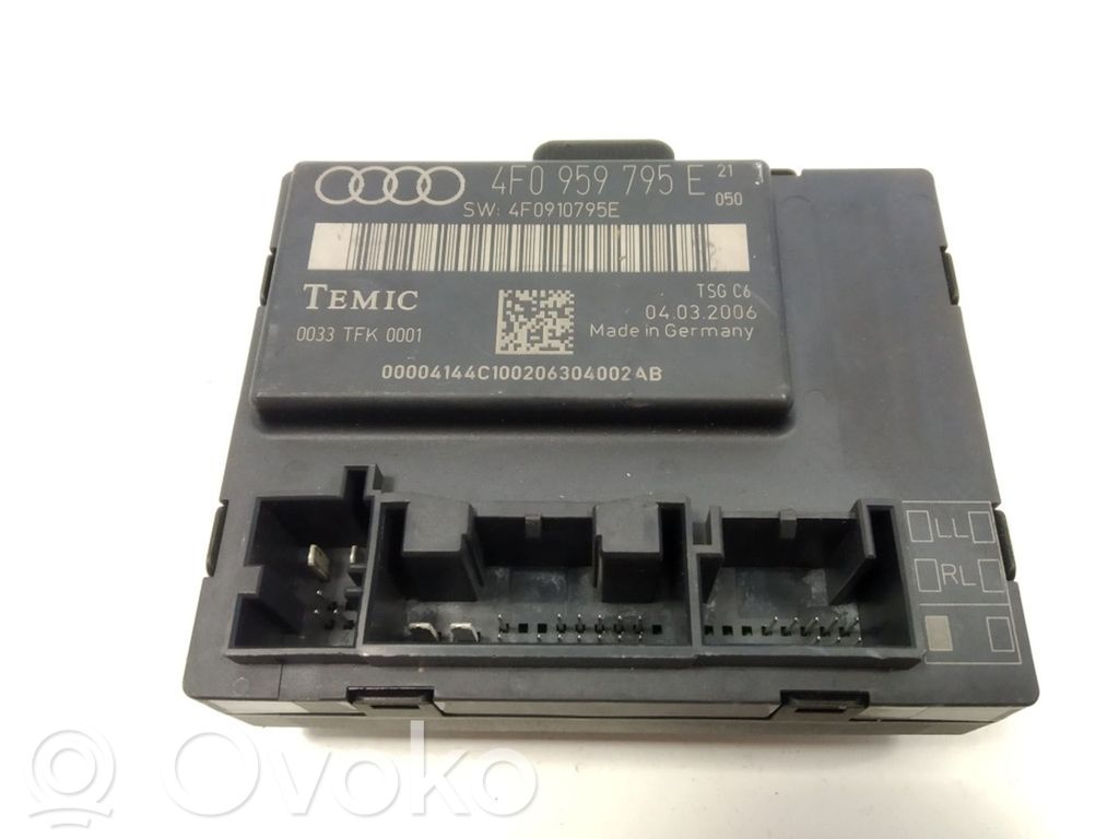 Audi A6 S6 C6 4F Door control unit/module 