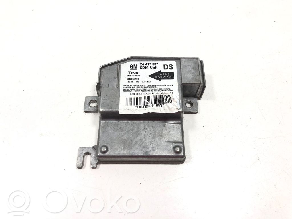Opel Corsa C Airbag control unit/module 