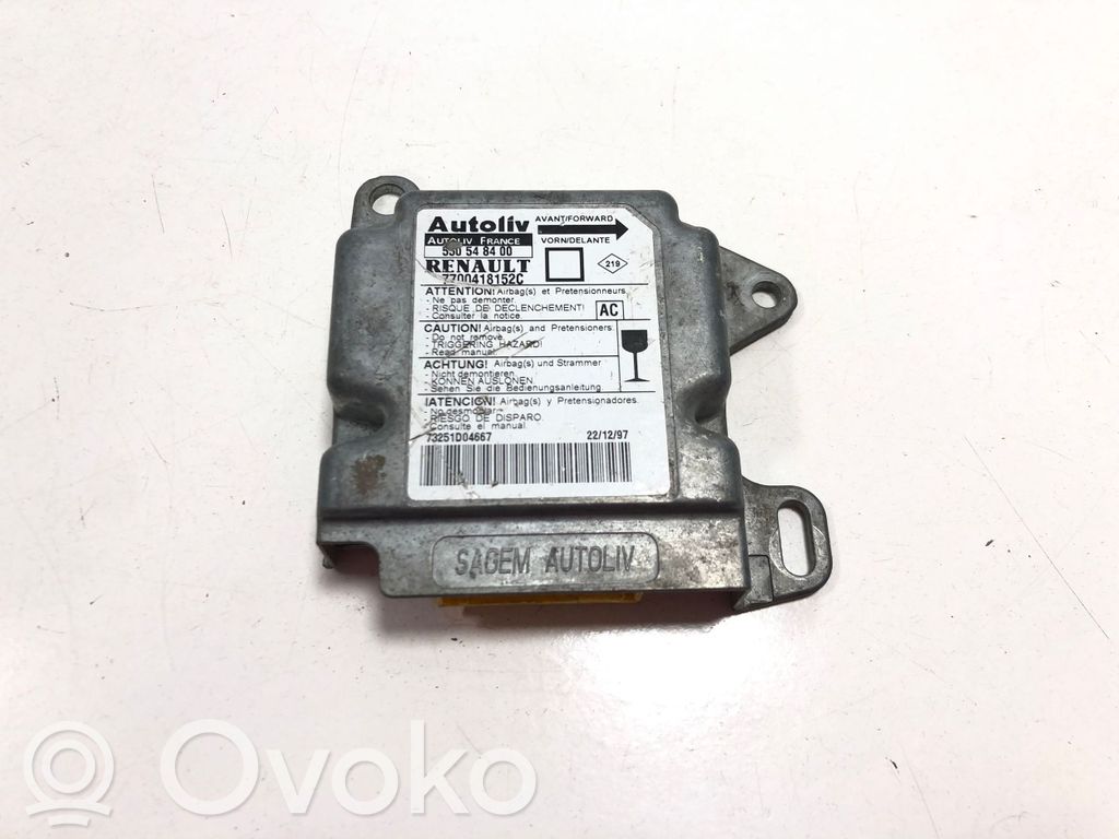 Renault Megane I Airbag control unit/module 