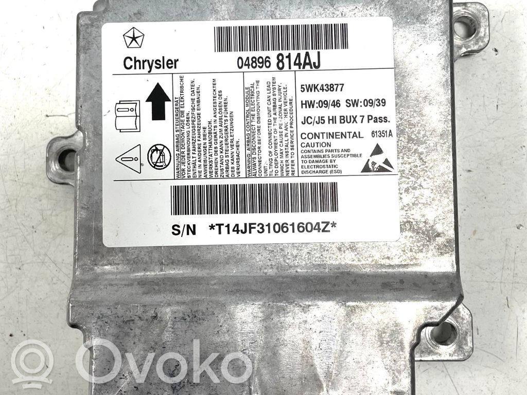 Dodge Journey Airbag control unit/module 