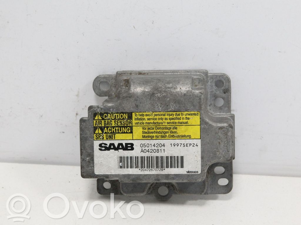 Saab 9-5 Airbag control unit/module 