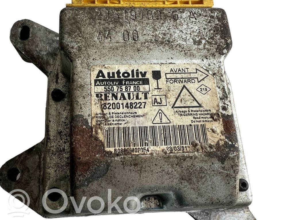 Renault Laguna II Airbag control unit/module 