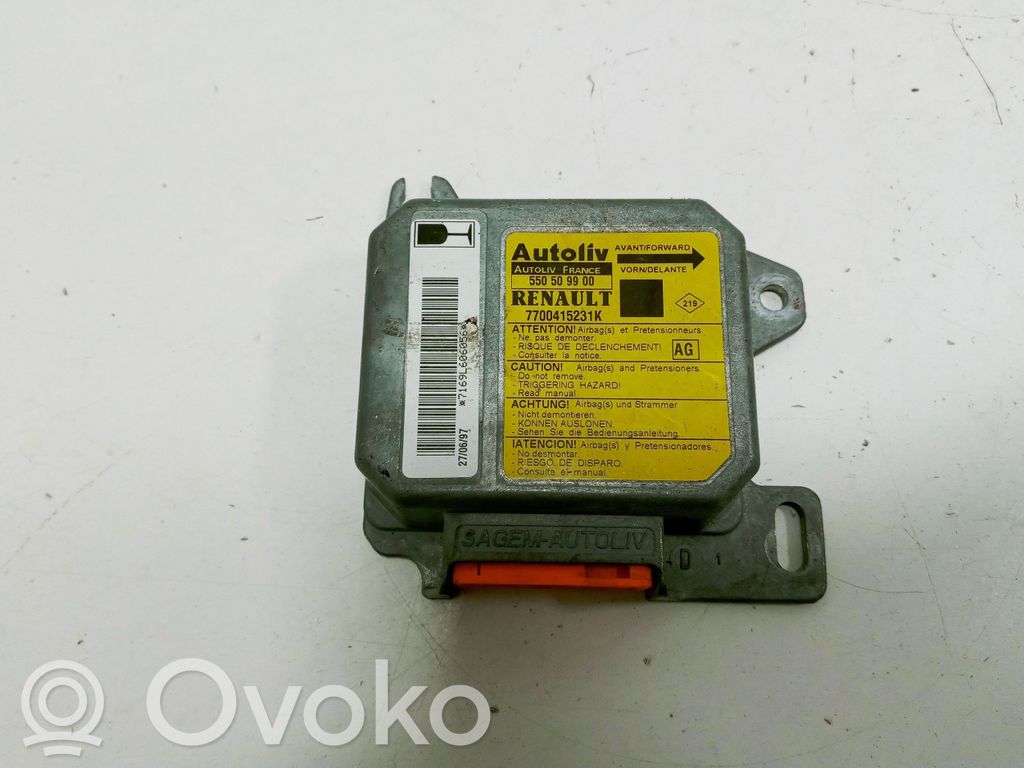Renault Scenic I Airbag control unit/module 