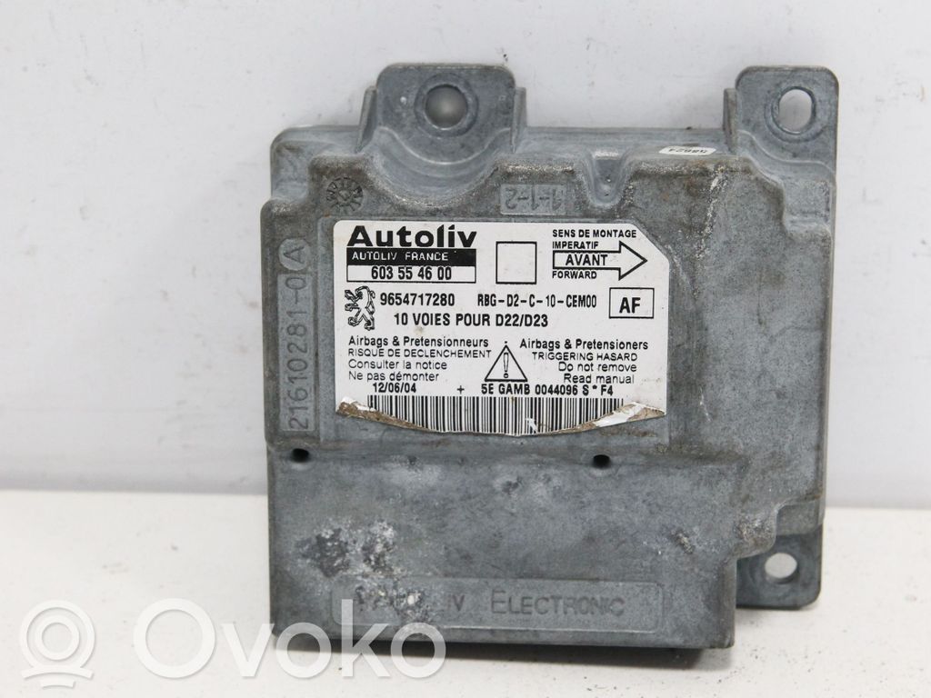 Peugeot 407 Airbag control unit/module 
