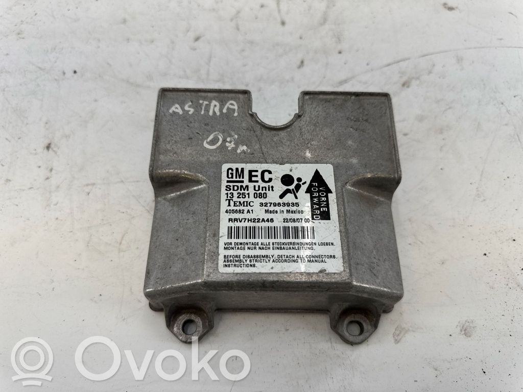 Opel Astra H Airbag control unit/module 