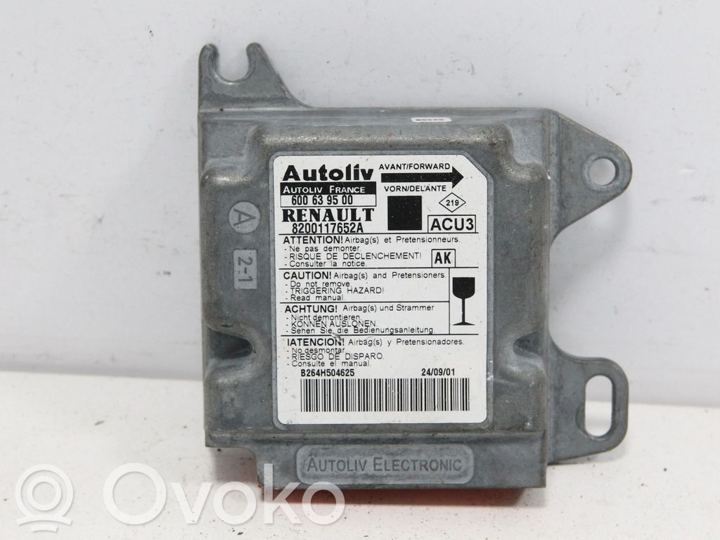 Renault Scenic RX Airbag control unit/module 