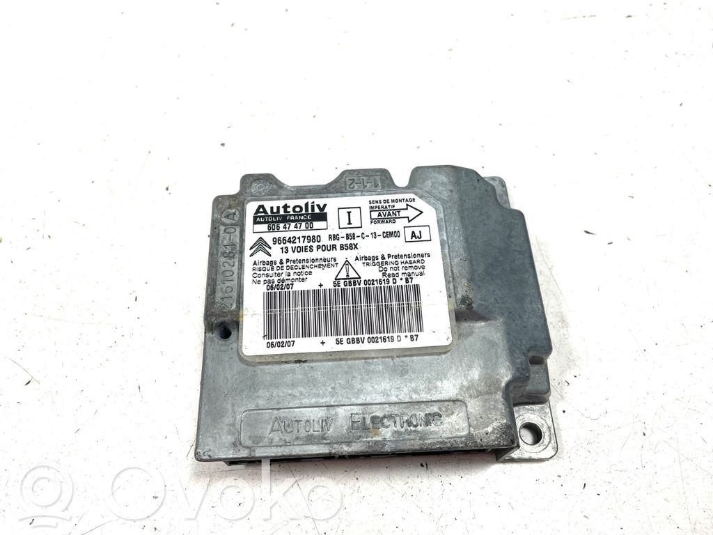 Citroen C4 I Picasso Airbag control unit/module 