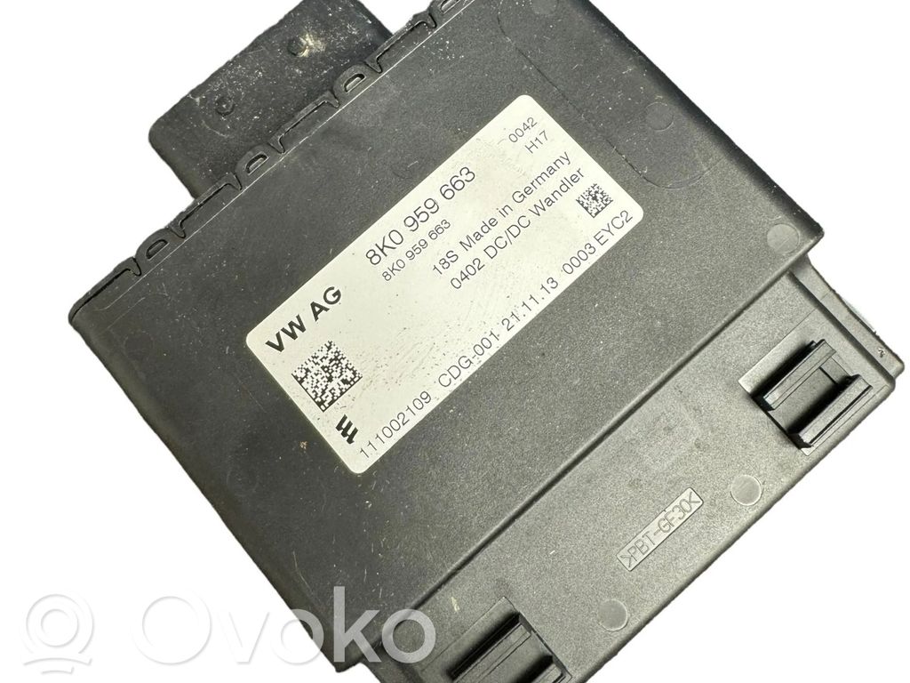 Audi A4 S4 B8 8K Voltage converter inverter 